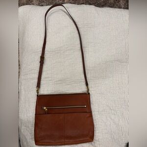 Brown Leather Crossbody Bag